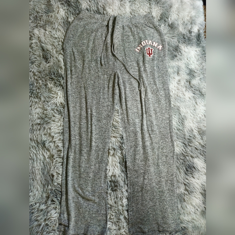 Indiana State University College Mens Large Gray Sleep Pants